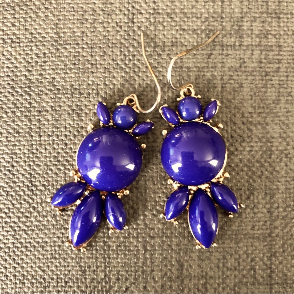 Blue Drop Earrings/Purple Drop Earring Francesca’s
